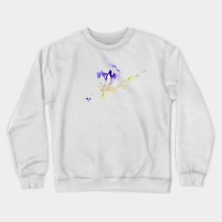 purple flower Crewneck Sweatshirt